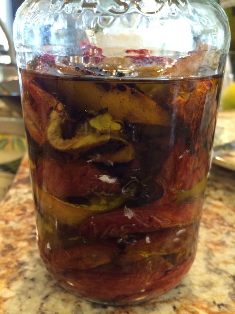 Roasted tomatoes and Meyer lemon